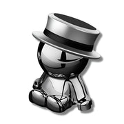 Support Telephone Voiture Aimant Figurine Argent