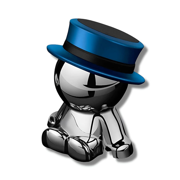 Support Telephone Voiture Aimant Figurine Bleu