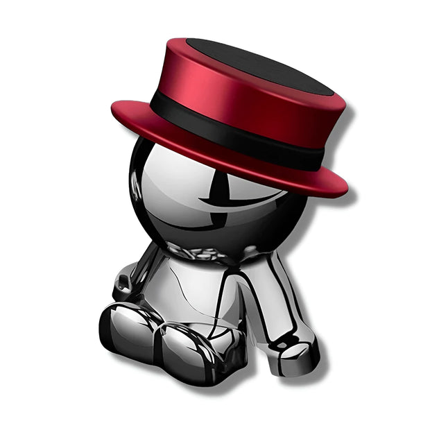 Support Telephone Voiture Aimant Figurine Rouge
