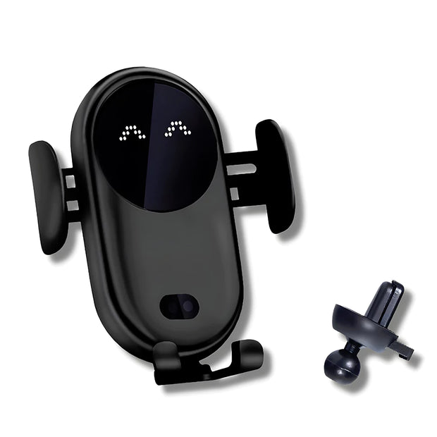 Support Telephone Voiture Chargeur rigolo Noir