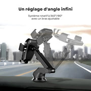 Support Telephone Voiture Chargeur Ventouse