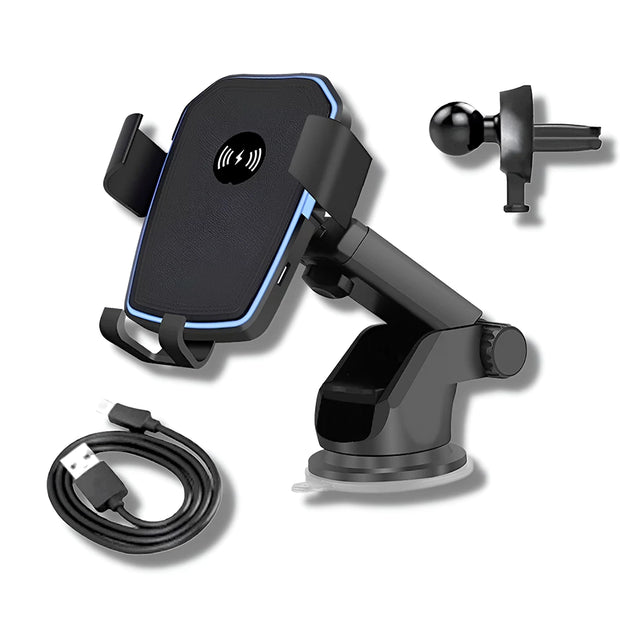 Support Telephone Voiture Chargeur Ventouse