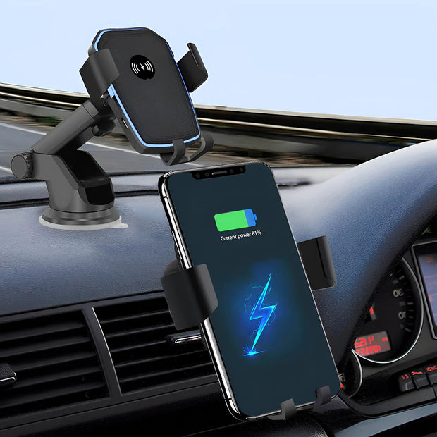 Support Telephone Voiture Chargeur Ventouse