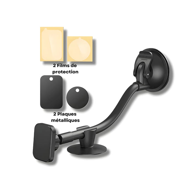 Support Téléphone Voiture Pare Brise Magnétique