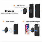 Support Téléphone Voiture Pare Brise Magnétique