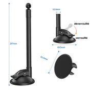 Support Téléphone Voiture Pare Brise Magnétique