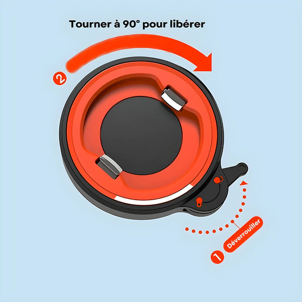Support Telephone Guidon Moto Verrouillage rapide