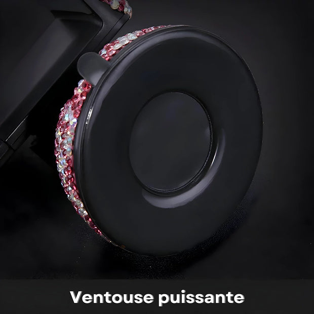 Support Telephone Voiture Ventouse Strass