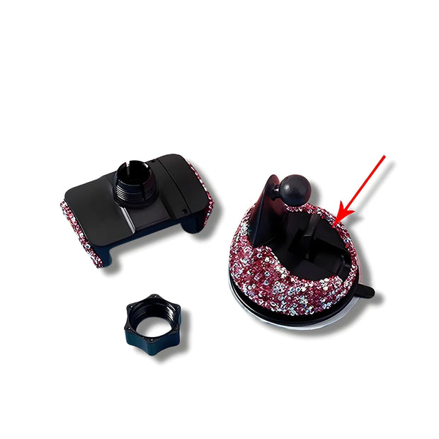 Support Telephone Voiture Ventouse Strass