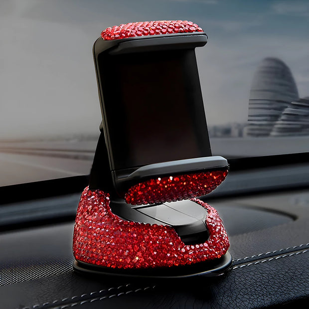 Support Telephone Voiture Ventouse Strass